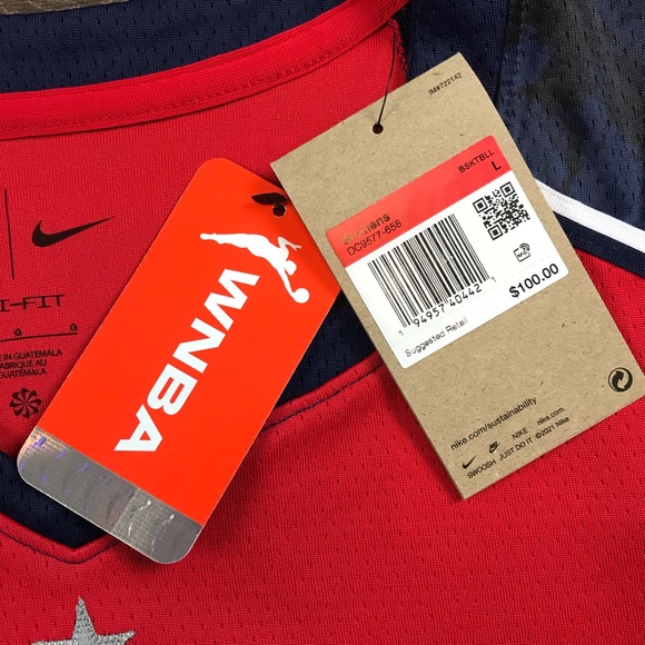 Nike Explorer Edition Washington Mystics Womens WNBA Tina Charles Jersey #31 NEW - Picture 12 of 12